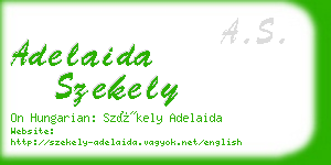 adelaida szekely business card